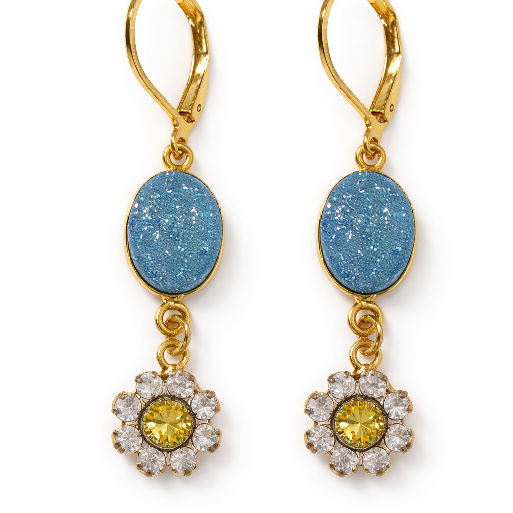 Swarovski Droplet Earrings