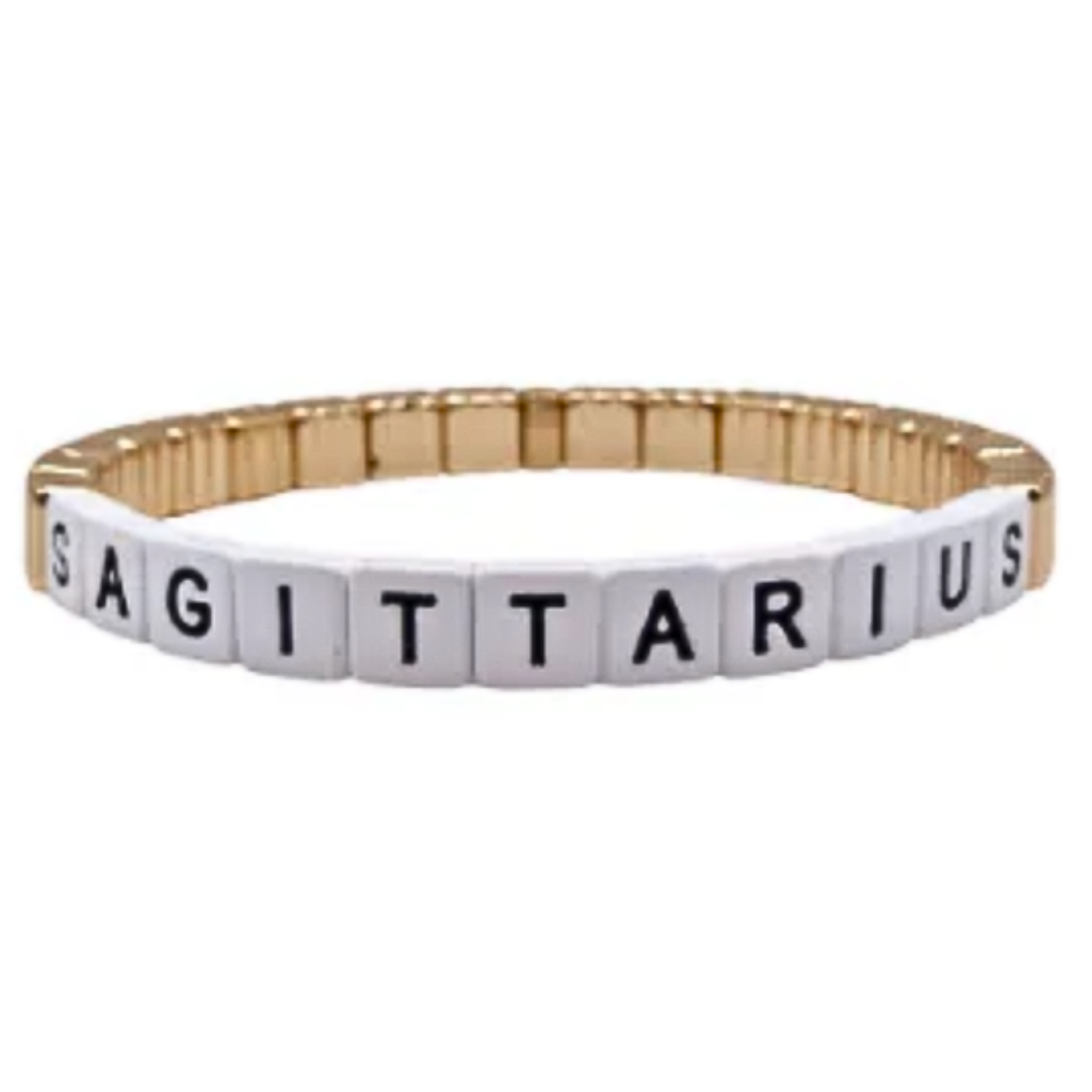 Zodiac Sign Stackable Gold Line Bracelet