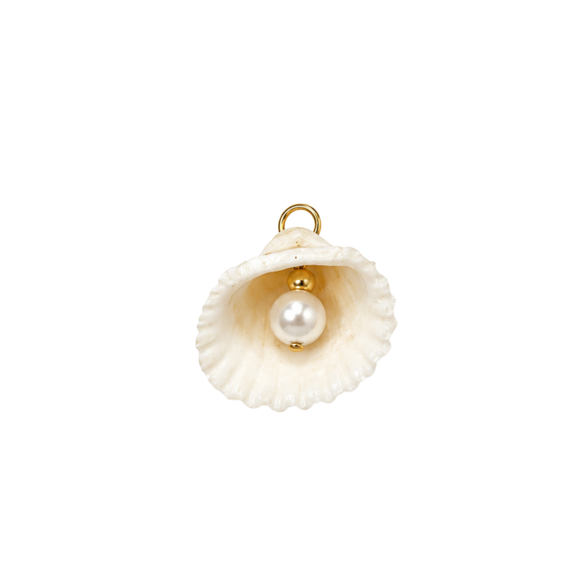 Wire Pearl Shell Charms