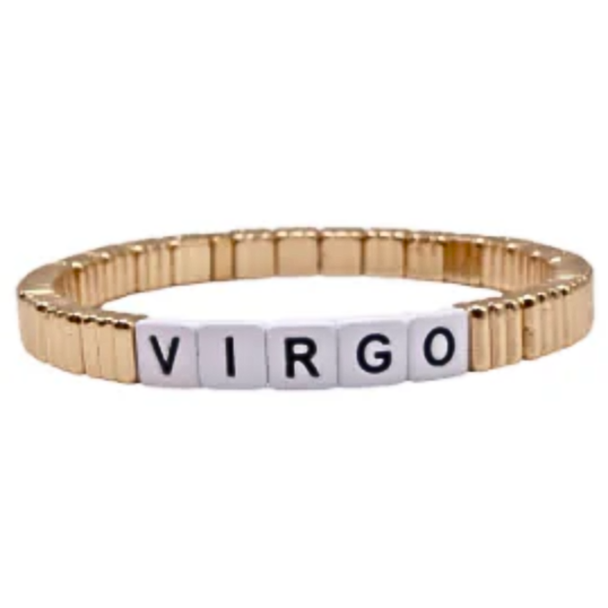 Zodiac Sign Stackable Gold Line Bracelet