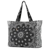 Bandana Print Canvas Tote