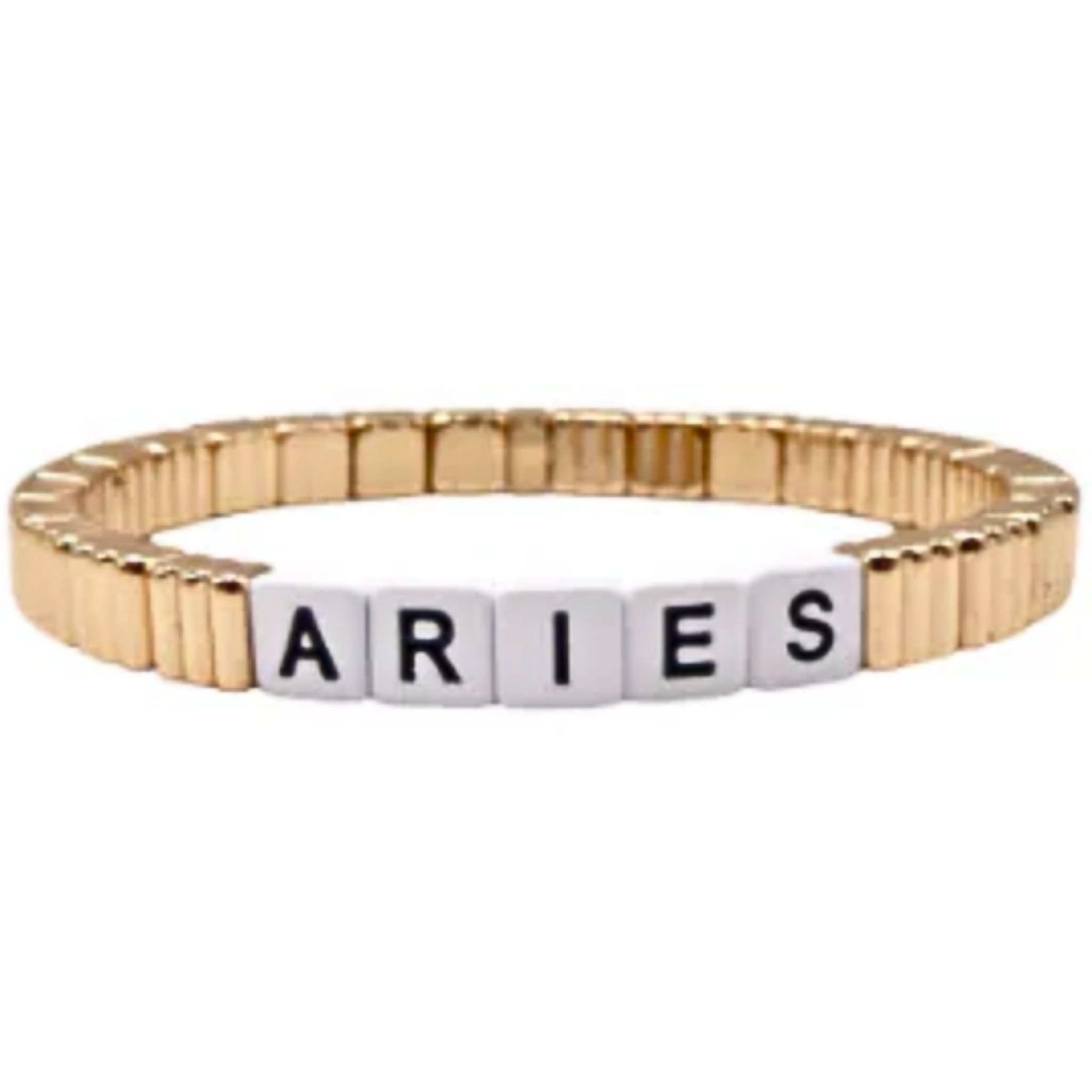 Zodiac Sign Stackable Gold Line Bracelet