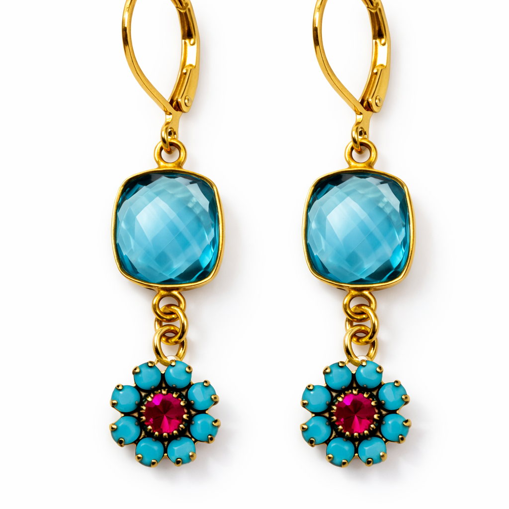 Swarovski Droplet Earrings