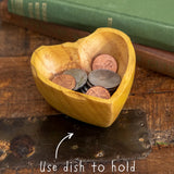 Wooden Heart Surprise Candle