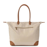 Nylon Striped Tote Bag