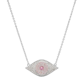 Rose Evil Eye Necklace