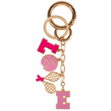 Sports Love Tennis Icons Bag Charm and Keychain